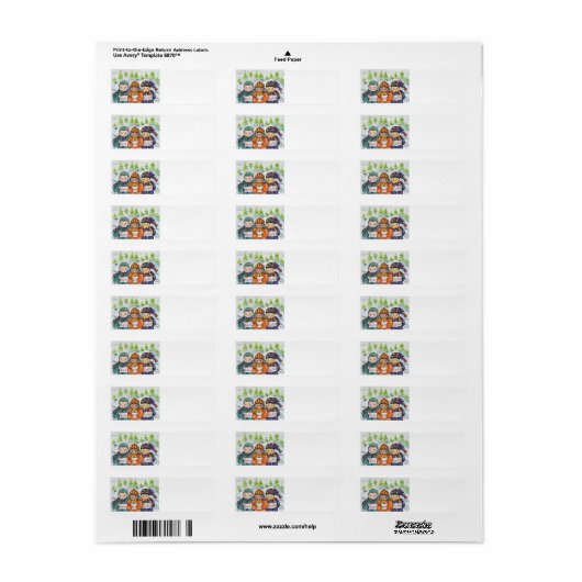 Kinderen van de Wereldvrede Etiket (Full Sheet)