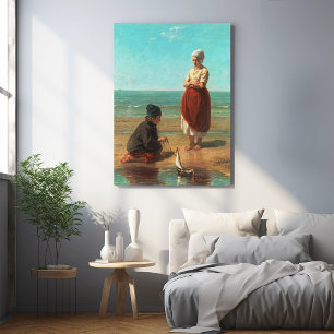 Kinderen van de zee, Jozef Israels Poster
