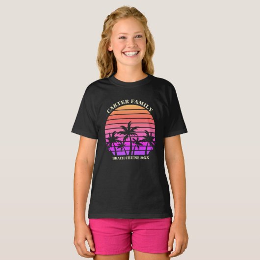 Kinderen van de zonneschijn van het strand van Tro T-shirt (Voorkant volledig)