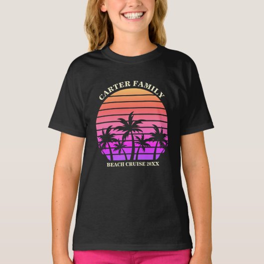 Kinderen van de zonneschijn van het strand van Tro T-shirt (Voorkant)
