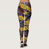 Kinderen van Derde Oogzicht - Roodglas met logo Leggings (Achterkant)