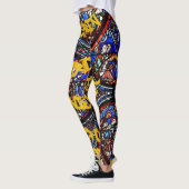 Kinderen van Derde Oogzicht - Roodglas met logo Leggings (Links)