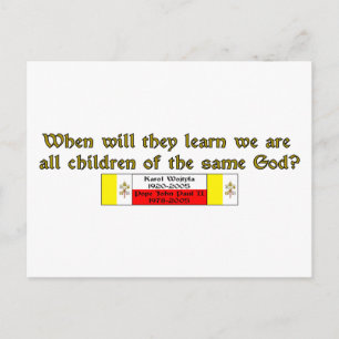 Kinderen van dezelfde God 1 Briefkaart