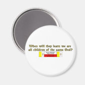 Kinderen van dezelfde God 1 Magneet (Voorkant / Achterkant)
