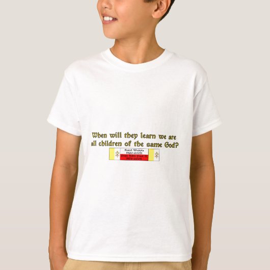 Kinderen van dezelfde God 1 T-shirt (Voorkant)