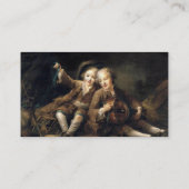 Kinderen van Duc de Bouillon - Francois Drouais Visitekaartje (Achterkant)