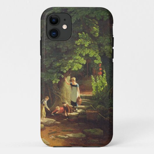 Kinderen van een Brook, c.1822 (olie op het paneel Case-Mate iPhone Case (Achterkant)