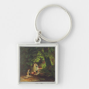Kinderen van een Brook, c.1822 (olie op het paneel Sleutelhanger
