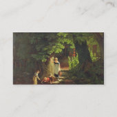 Kinderen van een Brook, c.1822 (olie op het paneel Visitekaartje (Achterkant)