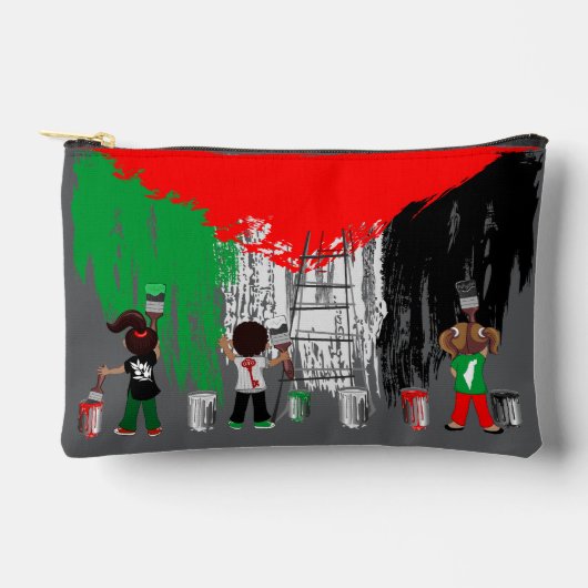 Kinderen van Gaza schilderen Palestijnse vlag Etui (Voorkant)