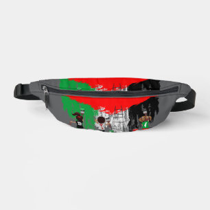 Kinderen van Gaza schilderen Palestijnse vlag Heuptasje