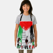 Kinderen van Gaza schilderen Palestijnse vlag Schort (Insitu)