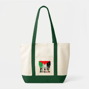Kinderen van Gaza schilderen Palestijnse vlag Tote Bag