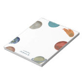 Kinderen van geverfde planten notitieblok (Linkerzijde)