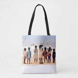 Kinderen van Ghana-Kunstenaar - Shelia Turner Tote Bag