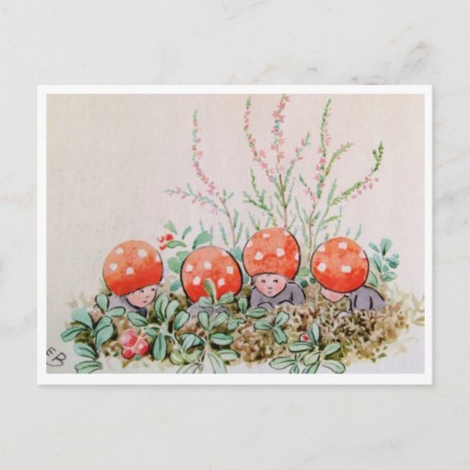  Kinderen van het Bos Elsa Beskow Briefkaart (Voorkant)