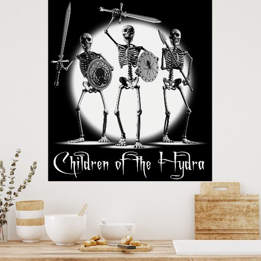 Kinderen van het Hydra-Poster Poster (Keuken)