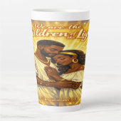 Kinderen van het Licht Latte Mok (Voorkant)