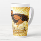 Kinderen van het Licht Latte Mok (Rechterhoek)