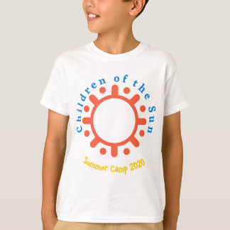 Kinderen van het Sun Camp Shirt