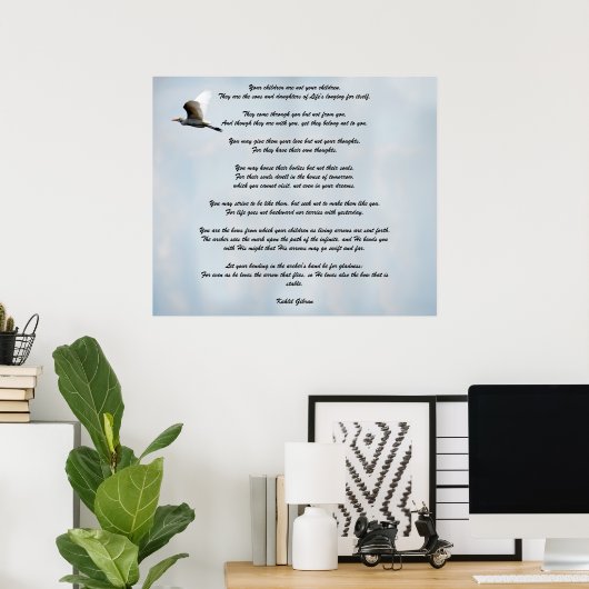 Kinderen van Kahlil Gibran Poster (Thuiskantoor)
