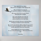 Kinderen van Kahlil Gibran Poster (Voorkant)