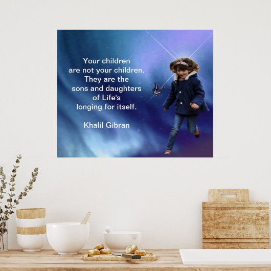 Kinderen van Kahlil Gibran Poster (Keuken)
