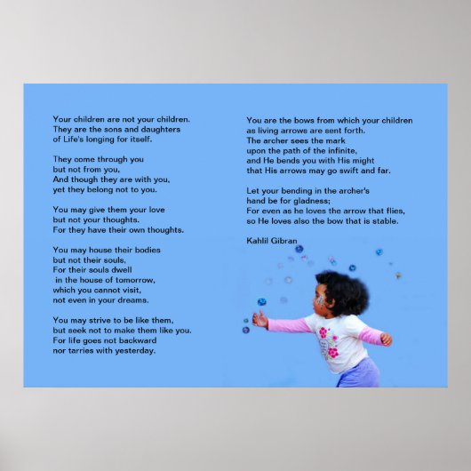 Kinderen van Kahlil Gibran Poster (Voorkant)