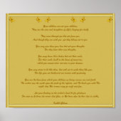 Kinderen van Kahlil Gibran Poster (Voorkant)