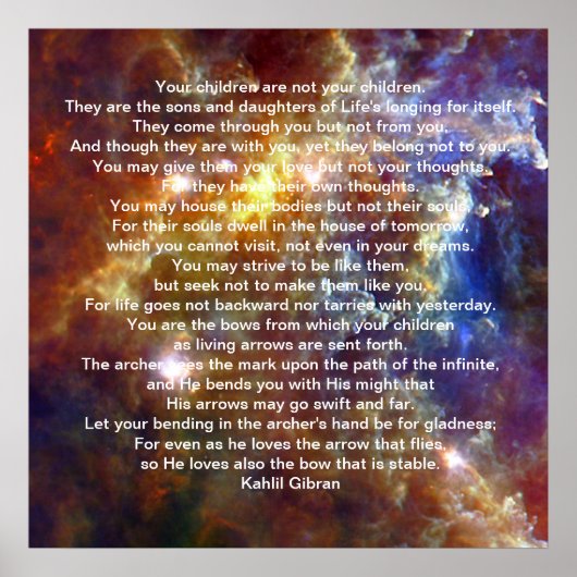 Kinderen van Kahlil Gibran Poster (Voorkant)