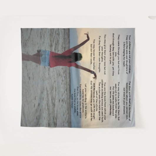 Kinderen van Kahlil Gibran Wandkleed (Voorkant (horizontaal))