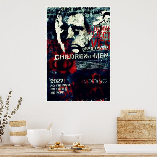 Kinderen van Mannen Poster (Keuken)
