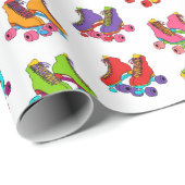 Kinderen van rolSchaatsen Cadeaupapier (Rol Hoek)