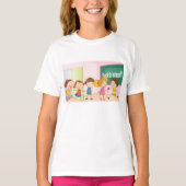 Kinderen van schoolmeisjes T-Shirt (Voorkant)