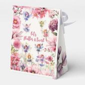 Kinderen van waterverf van feiharde tuinen bedankdoosjes (Achterkant)