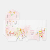 Kinderen van waterverf van feiharde tuinen bedankdoosjes (Uitgevouwen)