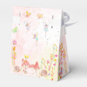 Kinderen van waterverf van feiharde tuinen bedankdoosjes (Achterkant)