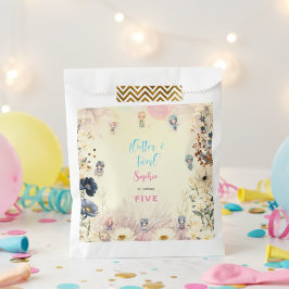 Kinderen van waterverf van feiharde tuinen bedankzakje