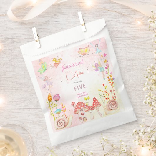 Kinderen van waterverf van feiharde tuinen bedankzakje (Geknipt)