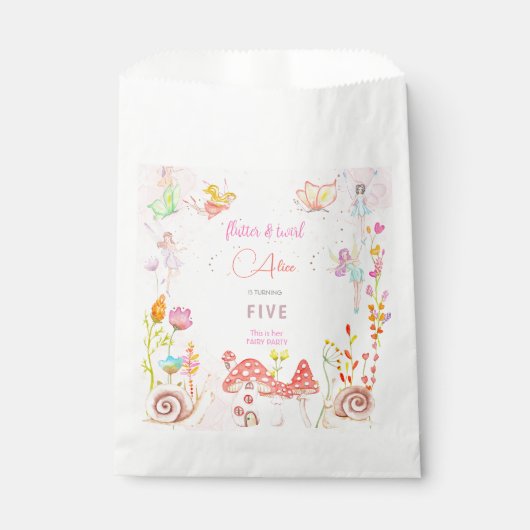 Kinderen van waterverf van feiharde tuinen bedankzakje (Voorkant)