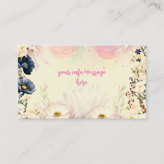 Kinderen van waterverf van feiharde tuinen informatiekaartje (Voorkant)