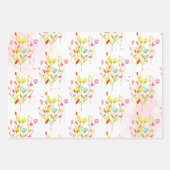 Kinderen van waterverf van feiharde tuinen inpakpapier vel (Voorkant 2)