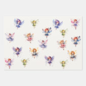 Kinderen van waterverf van feiharde tuinen inpakpapier vel (Voorkant 2)