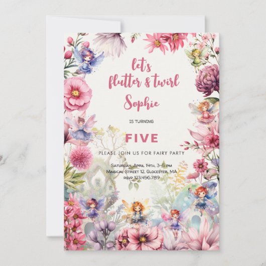 Kinderen van waterverf van feiharde tuinen kaart (Voorkant)