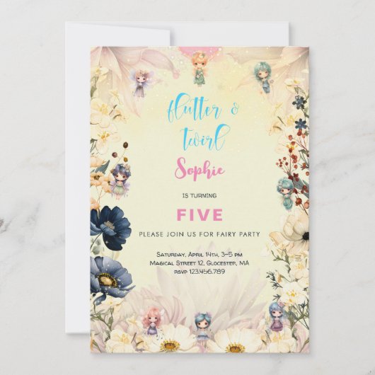 Kinderen van waterverf van feiharde tuinen kaart (Voorkant)