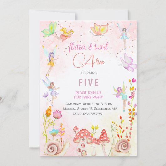 Kinderen van waterverf van feiharde tuinen kaart (Voorkant)