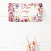 Kinderen van waterverf van feiharde tuinen spandoek (Insitu)