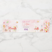 Kinderen van waterverf van feiharde tuinen waterfles etiket (Enkel label)