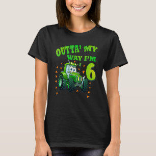 Kinderen vanaf 6 jaar oud groen Boerderij Truck Tr T-shirt