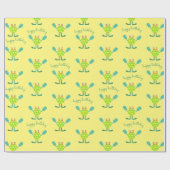 Kinderen Verjaardag Grappig Pickle-ball Cadeaupapier (Vlak)